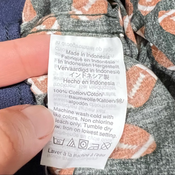 J. Crew Football Printed Cotton Woven Boxer Shorts Size M - Picture 6 of 7